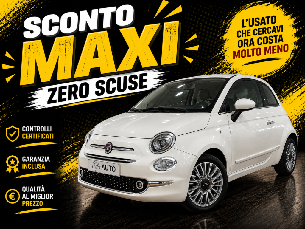 Immagine di FIAT 500 1.2 69CV LOUNGE – Agosto 2017