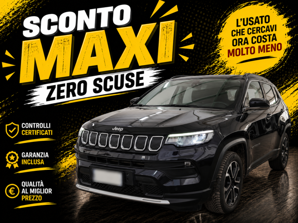 Immagine di JEEP COMPASS 1.6 MJT 130CV LIMITED – Giugno 2021